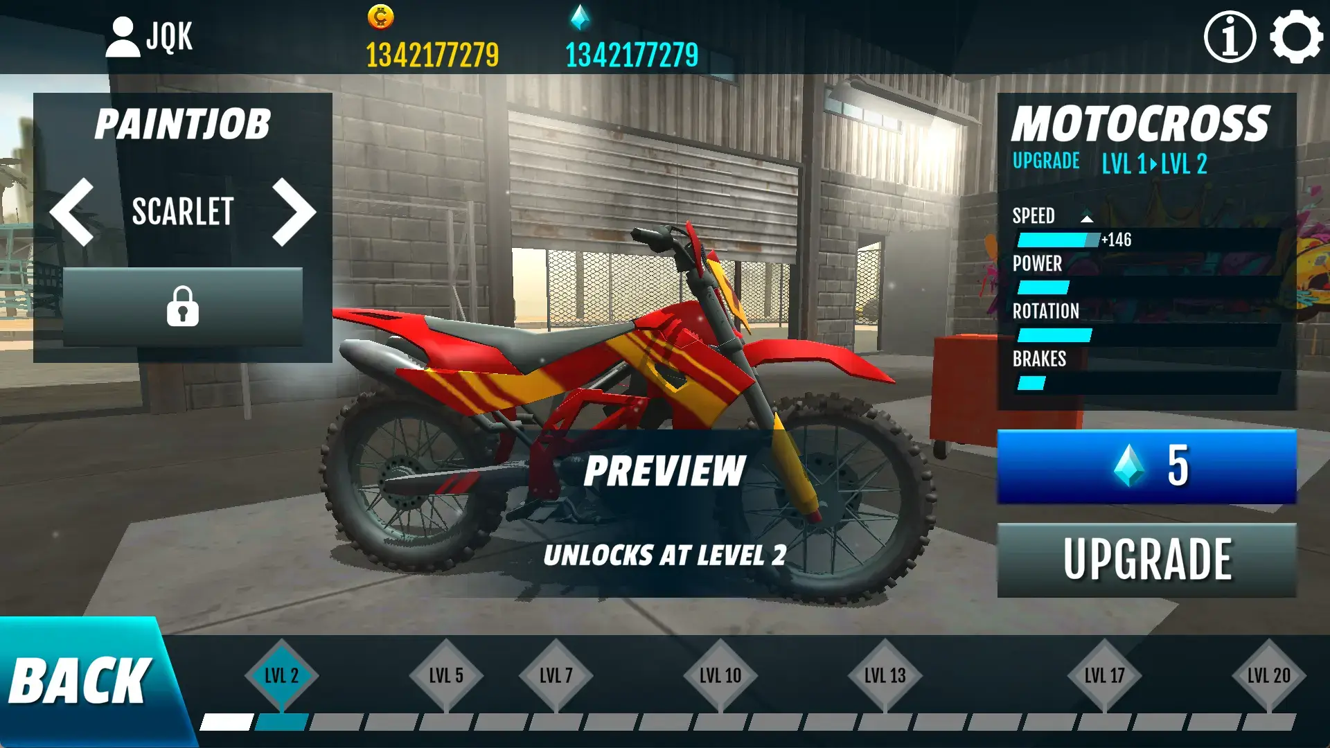 图片[1]-Stunt Bike Extreme极限特技摩托车无限金钱修改版